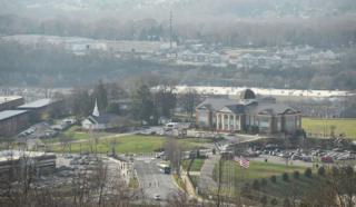 A general view of Lynchburg, Virginia
