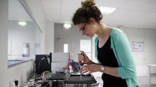 Laboratorio genético.