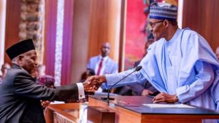 Mohammed Tanko na Muhammadu Buhari