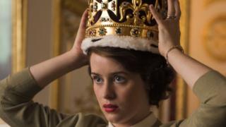 Claire Foy, as the Queen, in The Crown