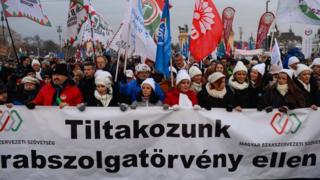 Protesto em Budapeste