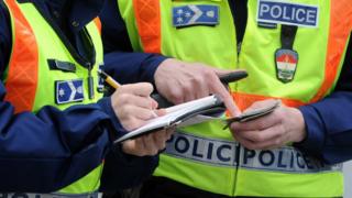 File photo of Hungarian police