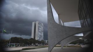A Praça dos Três Poderes, em Brasília
