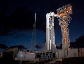 Starliner on the pad