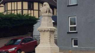 The war memorial in Brookeborough