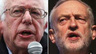 Bernie Sanders and Jeremy Corbyn