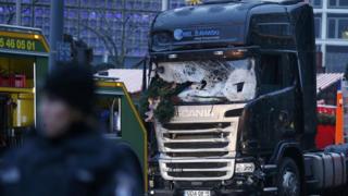 Truck used in Berlin Christmas market attack