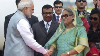 প্রধানমন্ত্রী নরেন্দ্র মোদি ও প্রধানমন্ত্রী শেখ হাসিনা (ফাইল চিত্র)
