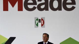 La mala imagen del PRI que lo postuló como su candidato presidencial afecta a José Antonio Meade.