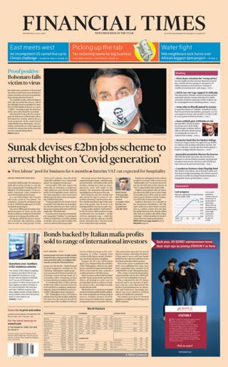 Titelseite der Financial Times