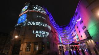 BBC exit poll projection