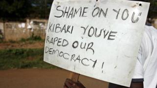 Wani mai zanga-zanga a Kenya