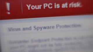Your PC is at risk screen