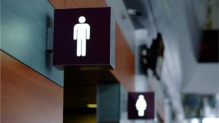 Men's and women's toilet signs