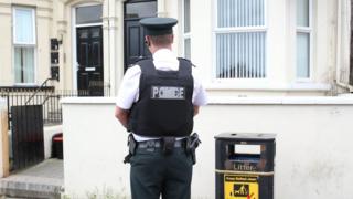 Antrim Road assault scene