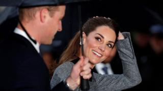 Duke and Duchess of Cambridge arrive in Westminster