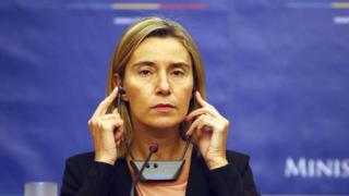 Federica Mogherini avuga ko Uburaya bwiyumviriye kwicungerera umutekano imbere y'uko Donald Trump atorwa