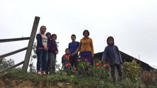 Familia en Huehuetenango