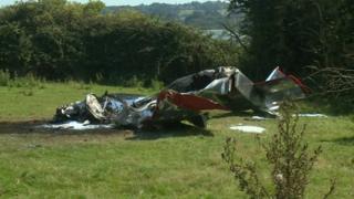 IOW plane wreckage