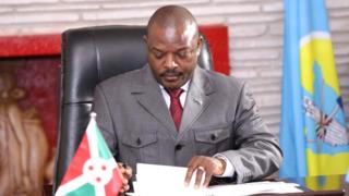 Prezida Pierre Nkurunziza