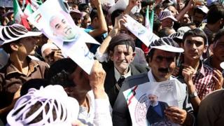 استقبال از روحانی در سنندج
