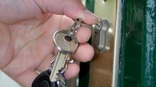 Door being unlocked