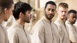 مشهد من مسلسل "تنظيم الدولة"