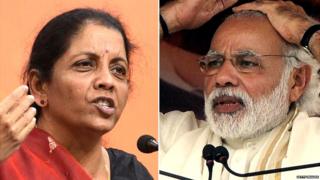 निर्मला सीतारामन आणि पंतप्रधान मोदी