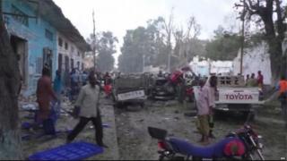 स्फोटानंतरच मोगादिशूतील हे दृष्य
