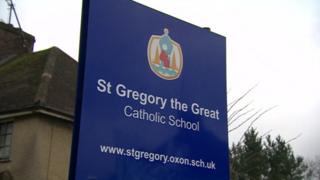 St Gregory the Great School sign