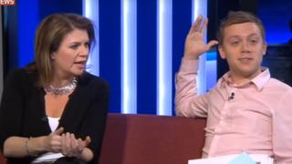Julia Hartley-Brewer and Owen Jones