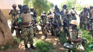 Bamwe mu basirikare b'abarundi bo muri AMISOM