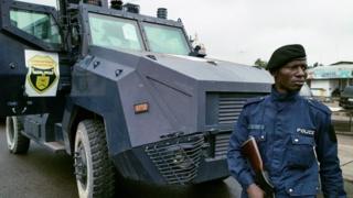 Polisi wa kukabiliana na ghasia walitumiwa kuwatawanya waandamanaji