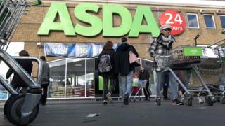 Exterior of an Asda store