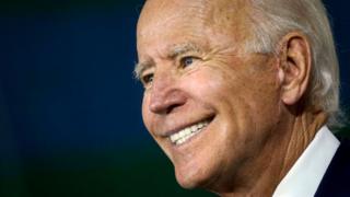 Primer plano de Joe Biden