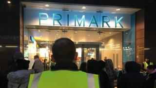 Security outside Primark