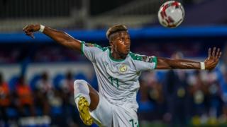 Baldé Keïta, l'auteur du premier but de Sénégal-Tanzanie