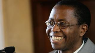 Picture taken on March 31, 2005 shows Rwandan Hutu rebel Ignace Murwanashyaka of the Democratic Forces for the Liberation of Rwanda