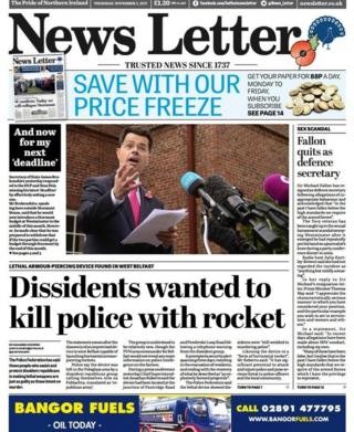 News Letter front page 02/11/17