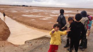 Syrian children in Zaatari camp