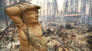 пожары в Калифорнии