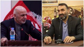 عطا محمد نور و اشرف غنی