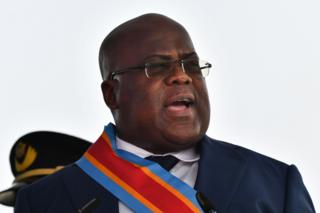 Rais wa DRC Felix Tchisekedi