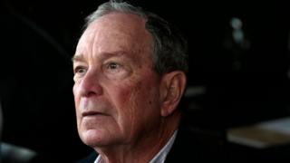 2020 Democratic presidential hopeful and former New York Mayor Michael Bloomberg