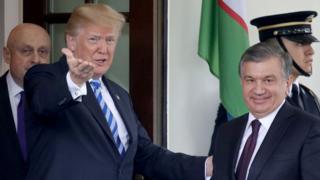 Дональд Трамп, Шавкат Мирзиёев