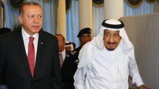 ملک سلمان بن عبدالعزیز و رجب طیب اردوغان