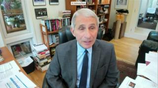 Anthony Fauci on Zoom