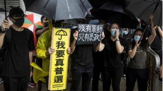 香港示威者