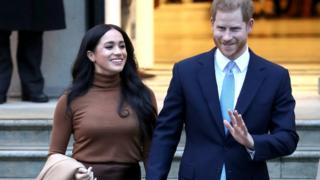 Los duques de Sussex.