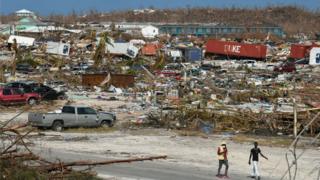 Devastation in Great Abaco